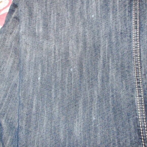 Y2K Brooklyn Express Baggy Jeans Size 38x32 Embroidered Eagle Biker Rock Grunge - Picture 7 of 12